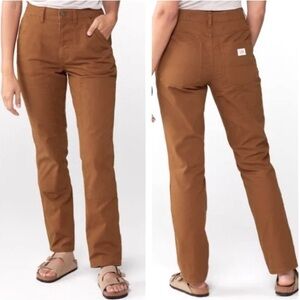 Womens 16 REI Trailsmith Canvas Cotton Workwear Outdoor Hiking Iron Cargo Pants